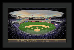 The Polo Grounds 1917 - Framed Print