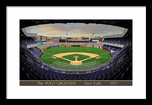 The Polo Grounds 1917 - Framed Print