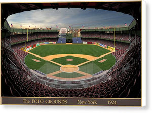 The Polo Grounds 1924 - Canvas Print