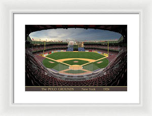 The Polo Grounds 1924 - Framed Print