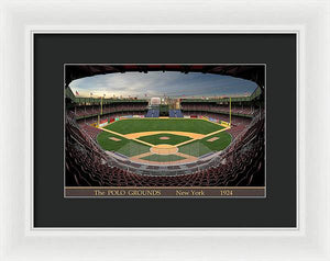 The Polo Grounds 1924 - Framed Print