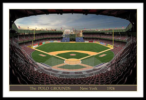 The Polo Grounds 1924 - Framed Print