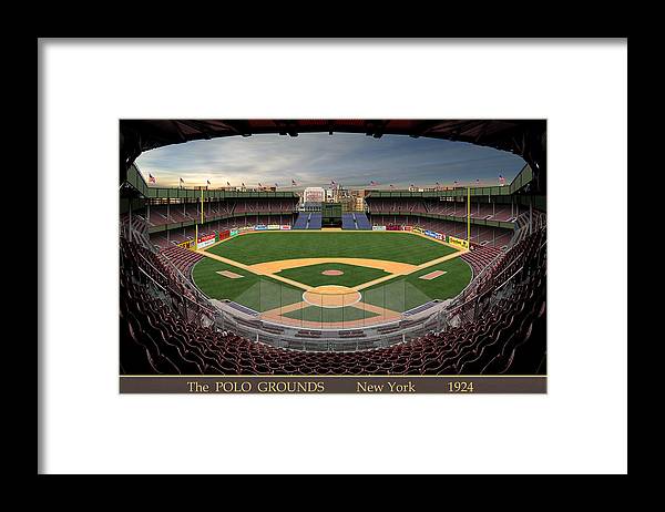 The Polo Grounds 1924 - Framed Print