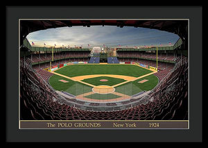 The Polo Grounds 1924 - Framed Print