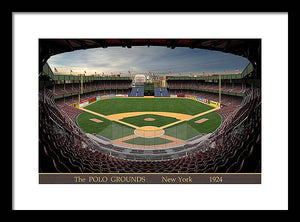 The Polo Grounds 1924 - Framed Print