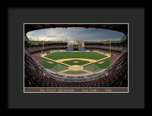 The Polo Grounds 1924 - Framed Print