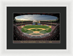 The Polo Grounds 1924 - Framed Print