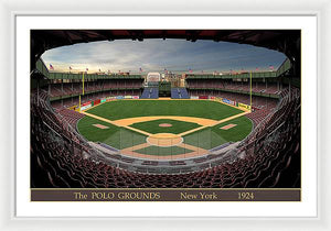 The Polo Grounds 1924 - Framed Print