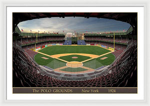 The Polo Grounds 1924 - Framed Print