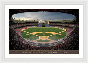 The Polo Grounds 1924 - Framed Print