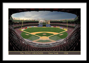 The Polo Grounds 1924 - Framed Print