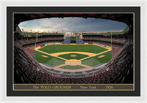 The Polo Grounds 1924 - Framed Print