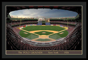 The Polo Grounds 1924 - Framed Print