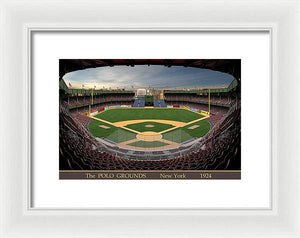 The Polo Grounds 1924 - Framed Print