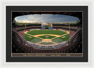 The Polo Grounds 1924 - Framed Print