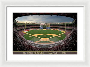 The Polo Grounds 1924 - Framed Print