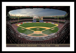 The Polo Grounds 1924 - Framed Print