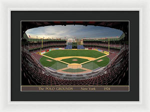 The Polo Grounds 1924 - Framed Print