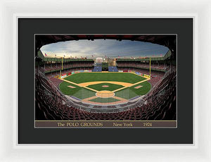 The Polo Grounds 1924 - Framed Print