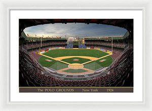 The Polo Grounds 1924 - Framed Print