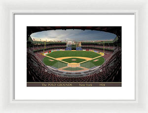 The Polo Grounds 1924 - Framed Print