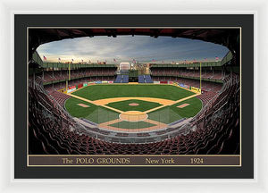 The Polo Grounds 1924 - Framed Print