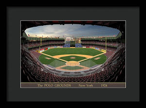 The Polo Grounds 1924 - Framed Print