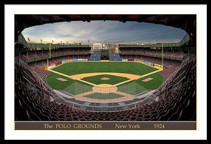 The Polo Grounds 1924 - Framed Print