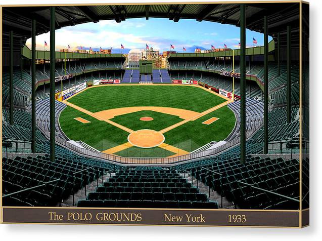 The Polo Grounds 1933 - Canvas Print