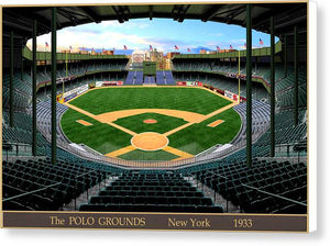 The Polo Grounds 1933 - Canvas Print