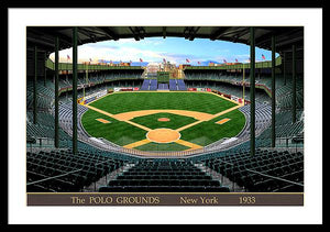 The Polo Grounds 1933 - Framed Print