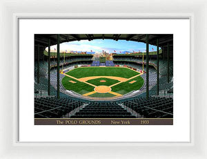 The Polo Grounds 1933 - Framed Print