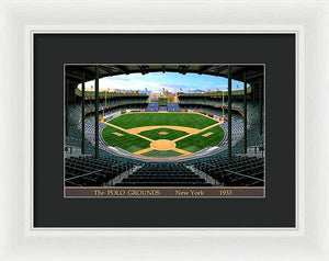 The Polo Grounds 1933 - Framed Print