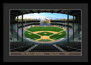 The Polo Grounds 1933 - Framed Print