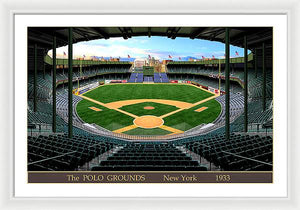 The Polo Grounds 1933 - Framed Print