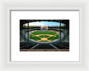 The Polo Grounds 1933 - Framed Print