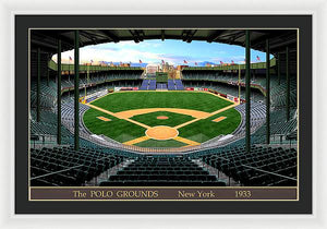 The Polo Grounds 1933 - Framed Print