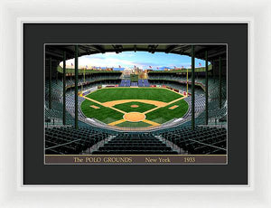 The Polo Grounds 1933 - Framed Print