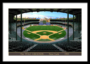 The Polo Grounds 1933 - Framed Print