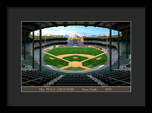 The Polo Grounds 1933 - Framed Print