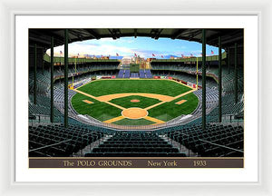 The Polo Grounds 1933 - Framed Print