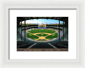 The Polo Grounds 1933 - Framed Print