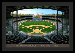 The Polo Grounds 1933 - Framed Print