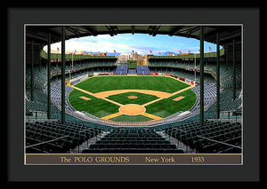 The Polo Grounds 1933 - Framed Print