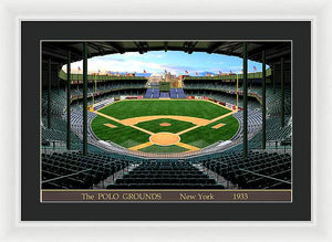 The Polo Grounds 1933 - Framed Print