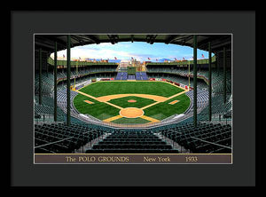 The Polo Grounds 1933 - Framed Print