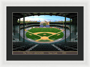 The Polo Grounds 1933 - Framed Print