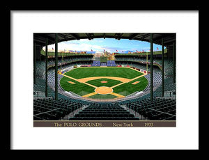 The Polo Grounds 1933 - Framed Print