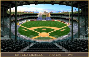 The Polo Grounds 1933 - Art Print