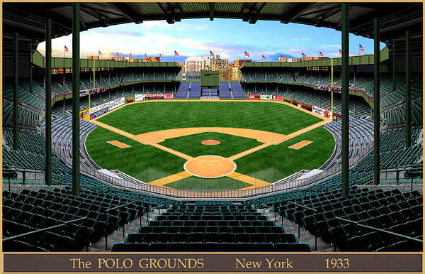 The Polo Grounds 1933 - Art Print